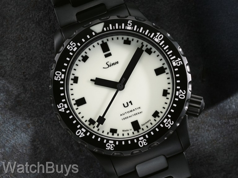 Sinn U1-T S L Fully Tegimented Limited Edition on H-Link Bracelet