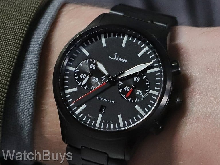 Sinn 936 S Black Chronograph Fully Tegimented Limited Edition