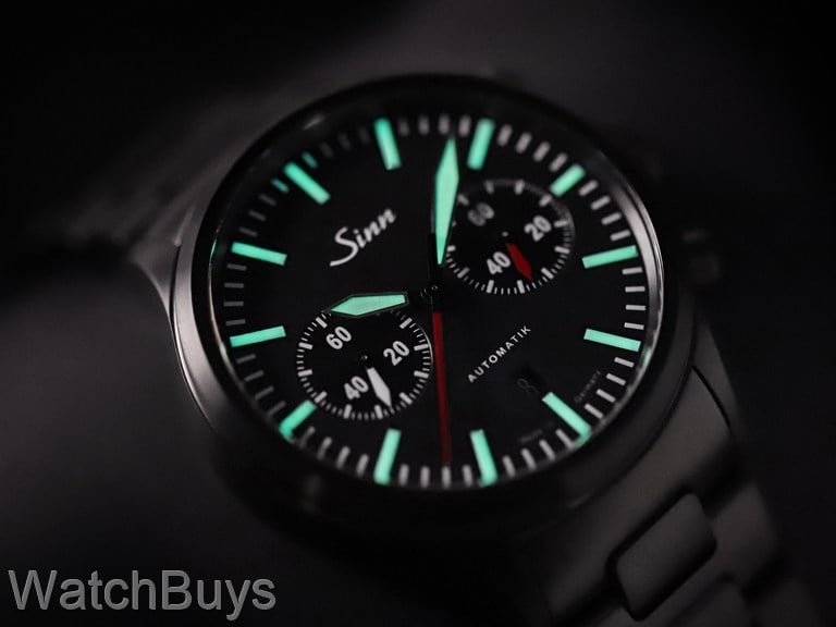 Sinn 936 S Black Chronograph Fully Tegimented Limited Edition
