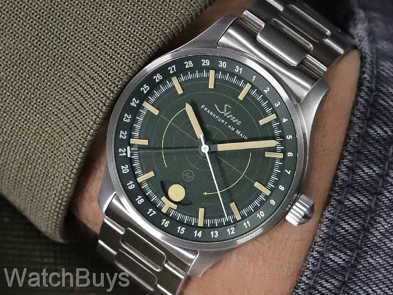 Sinn 308 Hunter on H-Link Quick Adjust Bracelet