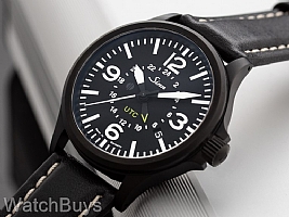 Sinn 856 UTC Black Tegimented on Strap