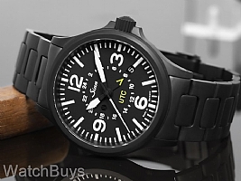 Sinn 856 UTC Black Tegimented on Bracelet