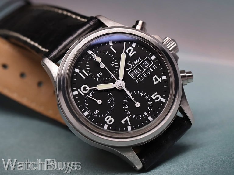 Sinn 356 Flieger Sa Display Back on Strap