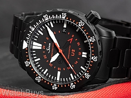 Sinn U2 Black EZM 5 on Bracelet