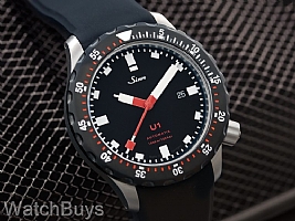 Sinn U1 SDR Black Bezel on Strap