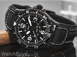 Sinn 857 UTC Black Tegimented on Strap