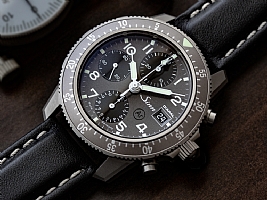 Sinn 103 Column Wheel Titanium DIAPAL on Strap