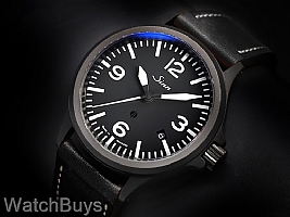 Sinn 856 Black Tegimented on Strap