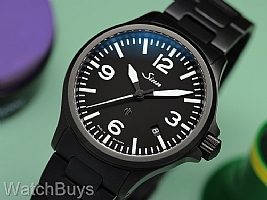 Sinn 856 Black Tegimented on Bracelet