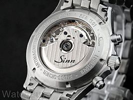 Sinn 358 Sapphire on Bracelet Sapphire Back