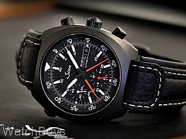 Sinn 140 St Black on Strap SZ-01 Calibre