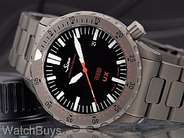 Sinn UX-T EZM 2 B Hydro Fully Tegimented on Bracelet