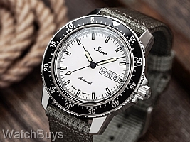 Sinn 104 I St Sa White on Textile Strap