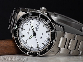 Sinn 104 I St Sa White on H-Link Bracelet