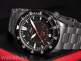 Sinn U2 SDR EZM 5 Black Bezel on Bracelet