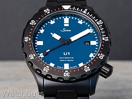 Sinn U1-ST Blue Dial Fully Tegimented on Bracelet