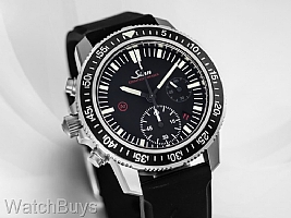 Sinn EZM 13.1 Divers Chronograph on Rubber Strap