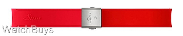 Sinn Strap - U50 Silicone Red Rubber - Tegimented Compact Buckle - Matte Finish