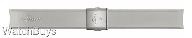 Sinn Strap - U50 Silicone Grey Rubber - Tegimented Compact Buckle - Matte Finish