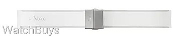 Sinn Strap - U200 White Silicone Rubber Compact Buckle