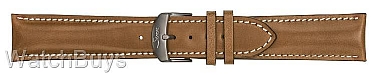 Sinn Strap - 20 x 18 Shell Cordovan Brown; White Stitch - Standard Length