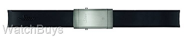 Sinn Strap - 936 Silicone Black Rubber Strap - Tegimented Standard Buckle - Satin Finish