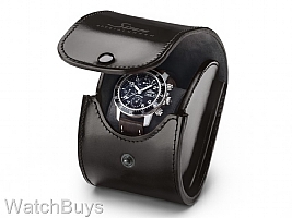 Sinn Saddle Leather Watch Case - Black