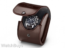 Sinn Saddle Leather Watch Case - Brown