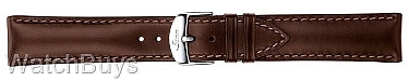 Sinn Strap - 20 x 18 Cowhide Dark Brown; Brown Stitch - Russian Tanning - Long Length