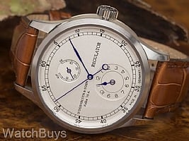 Show product details for Dornblueth & Sohn Calibre 99.REG Engraved Silver Dial