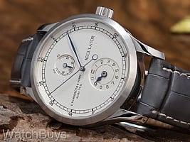 Show product details for Dornblueth & Sohn Quintus 38.5 Regulator Engraved Dial Non-Refundable Deposit