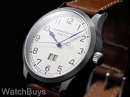 Show product details for Dornblueth & Sohn Quintus 38.5 Grossdatum Central Seconds Engraved Dial Non-Refundable Deposit