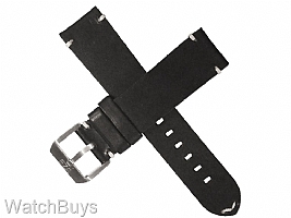 Eza Strap - 22 x 20 Black Calf Leather