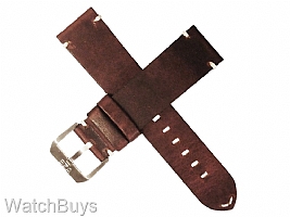 Show product details for Eza Strap - 22 x 20 Brown Calf Leather