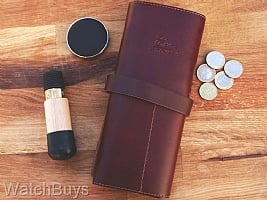 Show product details for Eza Leather Watch Roll