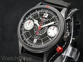 Show product details for Hanhart Pioneer Stealth 1882 Limited Edition Flyback Chronograph