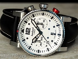 Show product details for Hanhart Primus Pilot Silver Dial