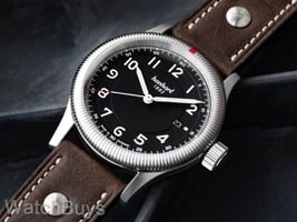 Show product details for Hanhart Pioneer One Black Dial