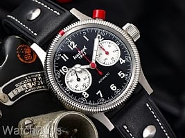 Show product details for Hanhart Pioneer MK I Single Button Chronograph Reverse Panda