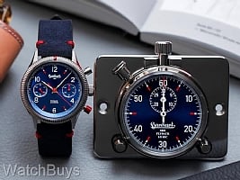 Show product details for Hanhart Red X Flyback Collector's Set - Royal Blue