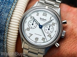 Show product details for Hanhart 417 ES Moby Dick Chronograph on Quick Adjust Bracelet - 42 mm