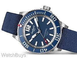 Show product details for Hanhart Aquasphere FreeFall Blue on Strap