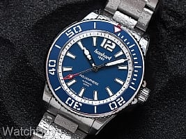 Show product details for Hanhart Aquasphere FreeFall Blue on Bracelet Non-Refundable Deposit