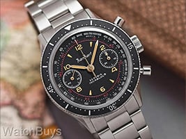 Show product details for Hanhart 415 ES Iconic Chronograph on Quick Adjust Bracelet - 39 mm