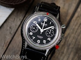 Show product details for Hanhart 417 ES 1954 Heritage Flyback Column Wheel Chronograph - 39 mm