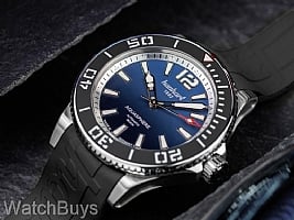 Show product details for Hanhart Aquasphere Ocean Fade on Rubber Strap