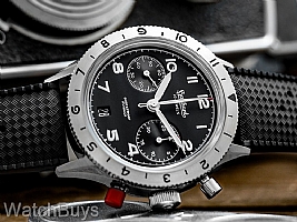 Show product details for Hanhart 417 Red Lion MK II Limited Edition on Strap - 39 mm