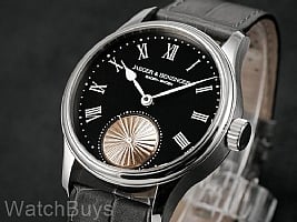 Show product details for Jaeger & Benzinger Black/Rose Gold Dial Roman