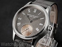 Show product details for Jaeger & Benzinger Black Rhodium/Rose Gold Dial Roman Non-Refundable Deposit