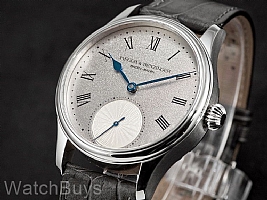 Show product details for Jaeger & Benzinger Rhodium/Silver Dial Roman Non-Refundable Deposit